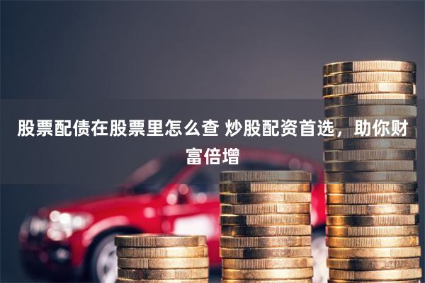 股票配债在股票里怎么查 炒股配资首选，助你财富倍增